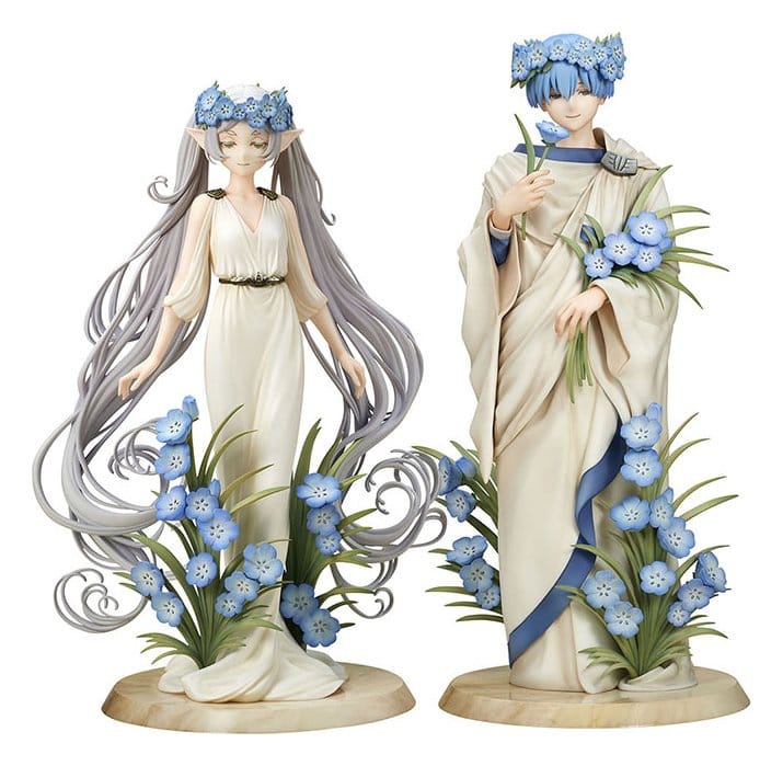 Frieren: Beyond Journey's End PVC Figures 2-pack featuring Frieren & Himmel in Art Nouveau Style