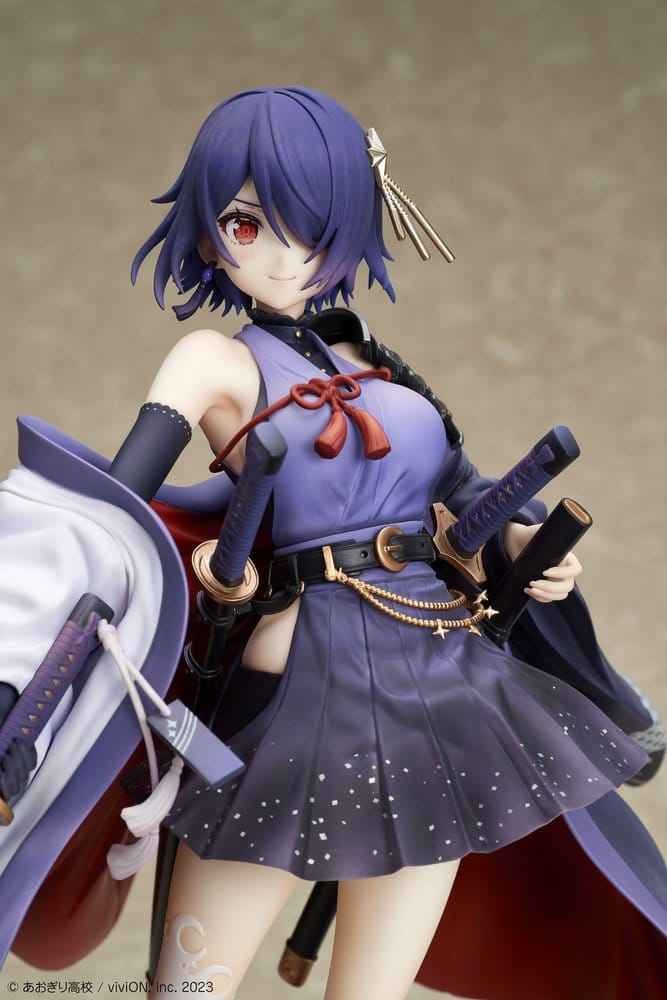 Aogiri gymnasiums PVC-figur i skala 1/7 Otodama Tamako japansk stil beväpnad version, 25 cm hög