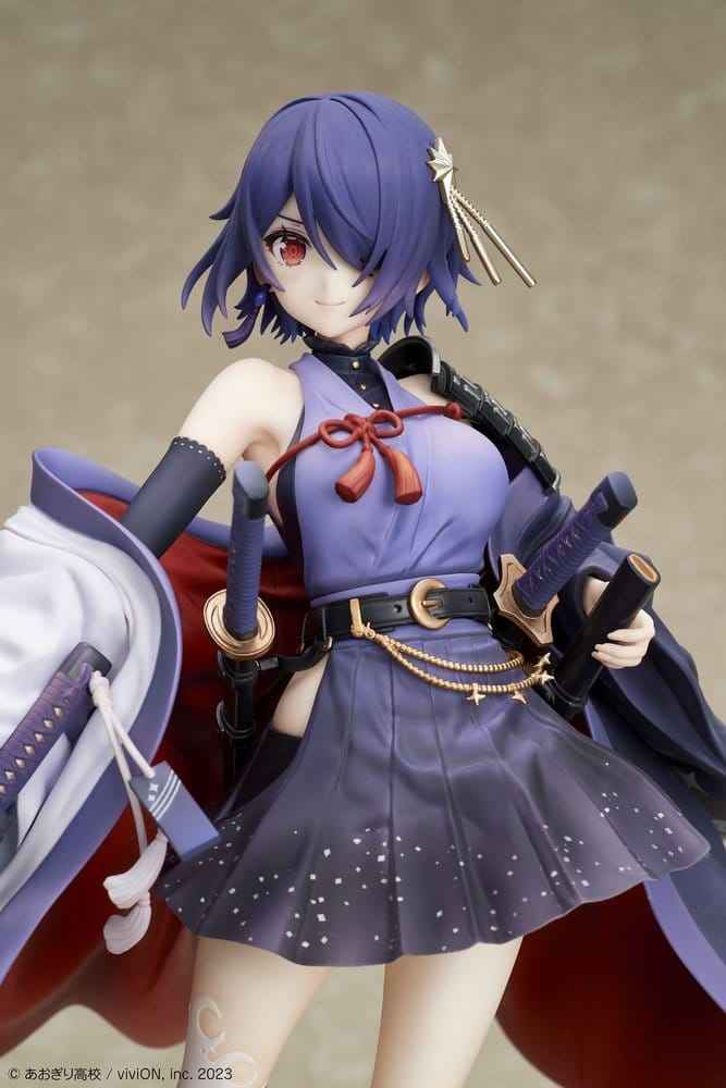 Aogiri gymnasiums PVC-figur i skala 1/7 Otodama Tamako japansk stil beväpnad version, 25 cm hög