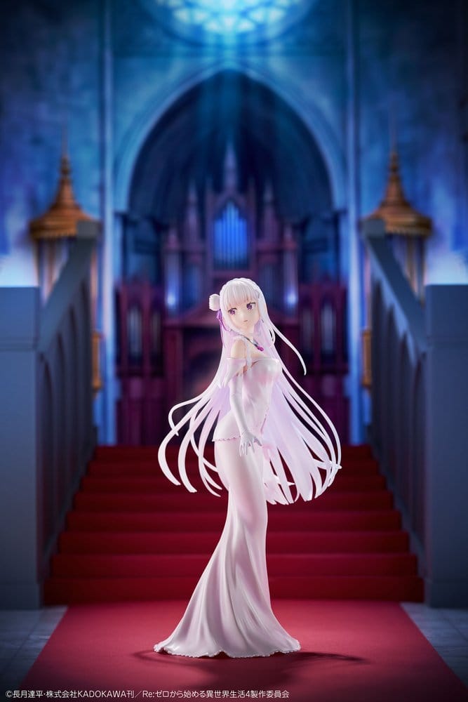 Re:ZERO -Starting Life in Another World- PVC Figure 1/7 Emilia Wedding dress Ver. 24 cm