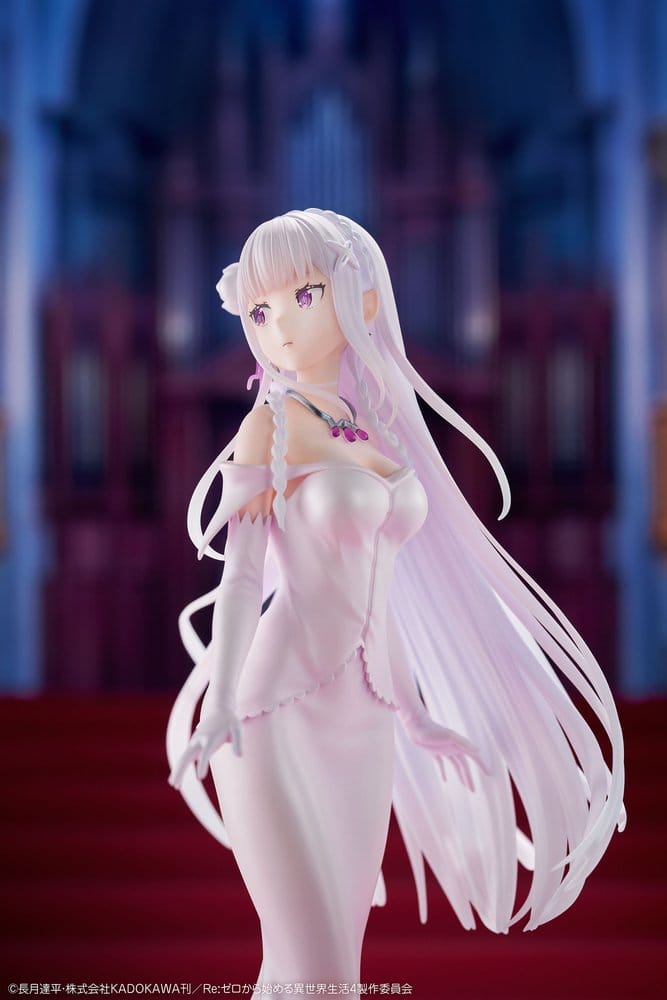 Re:ZERO -Starting Life in Another World- PVC Figure 1/7 Emilia Wedding dress Ver. 24 cm