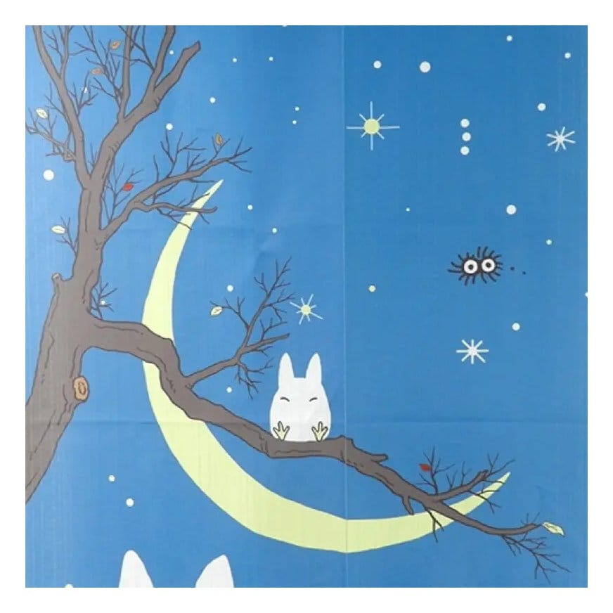 My Neighbor Totoro Noren Curtains Totoro & snowman