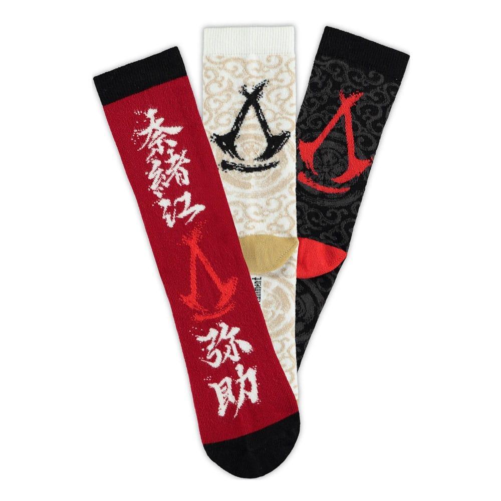 Assassin's Creed Shadows Strumpor 3-Pack Crew 43-46 Difuzed