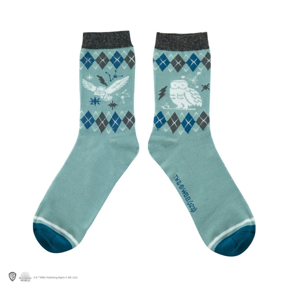 Harry Potter Sockor 3-Pack Hedwig - Nerdbutiken