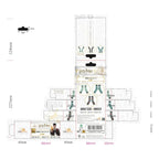 Harry Potter Sockor 3-Pack Hedwig - Nerdbutiken