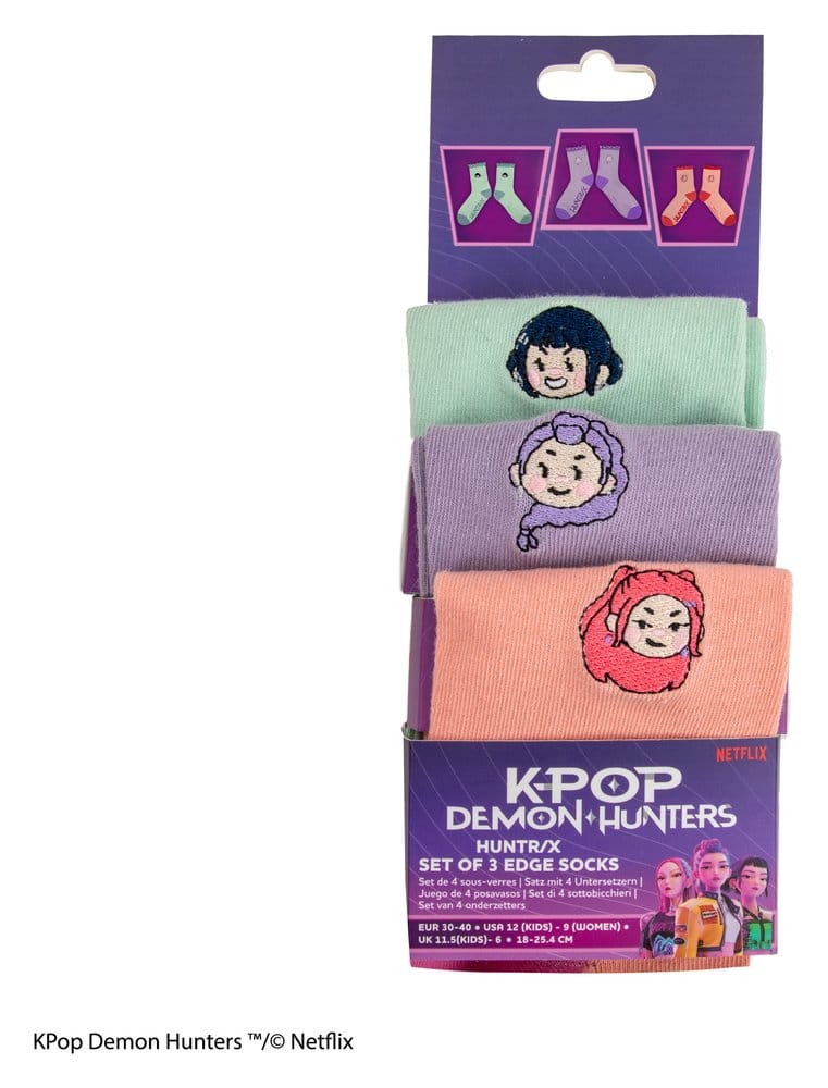 KPop Demon Hunters Strumpset om 3 HUNTR/X