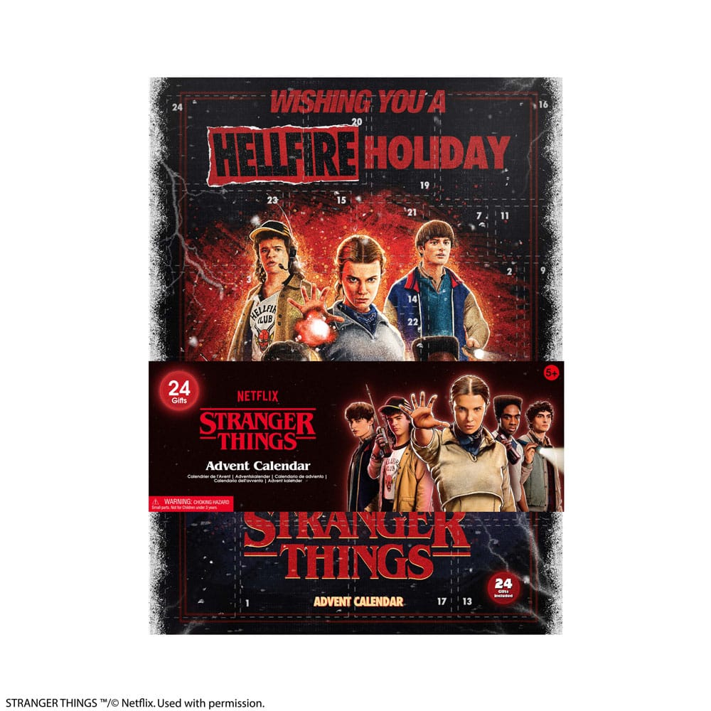 Stranger Things Advent Calendar 2025 - Officiell Adventskalender med 24 Temagåvor Cinereplicas