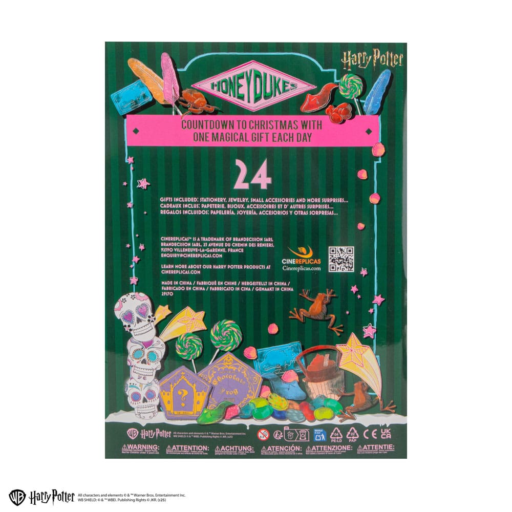 Harry Potter Advent Calendar Honeydukes 2025 Cinereplicas