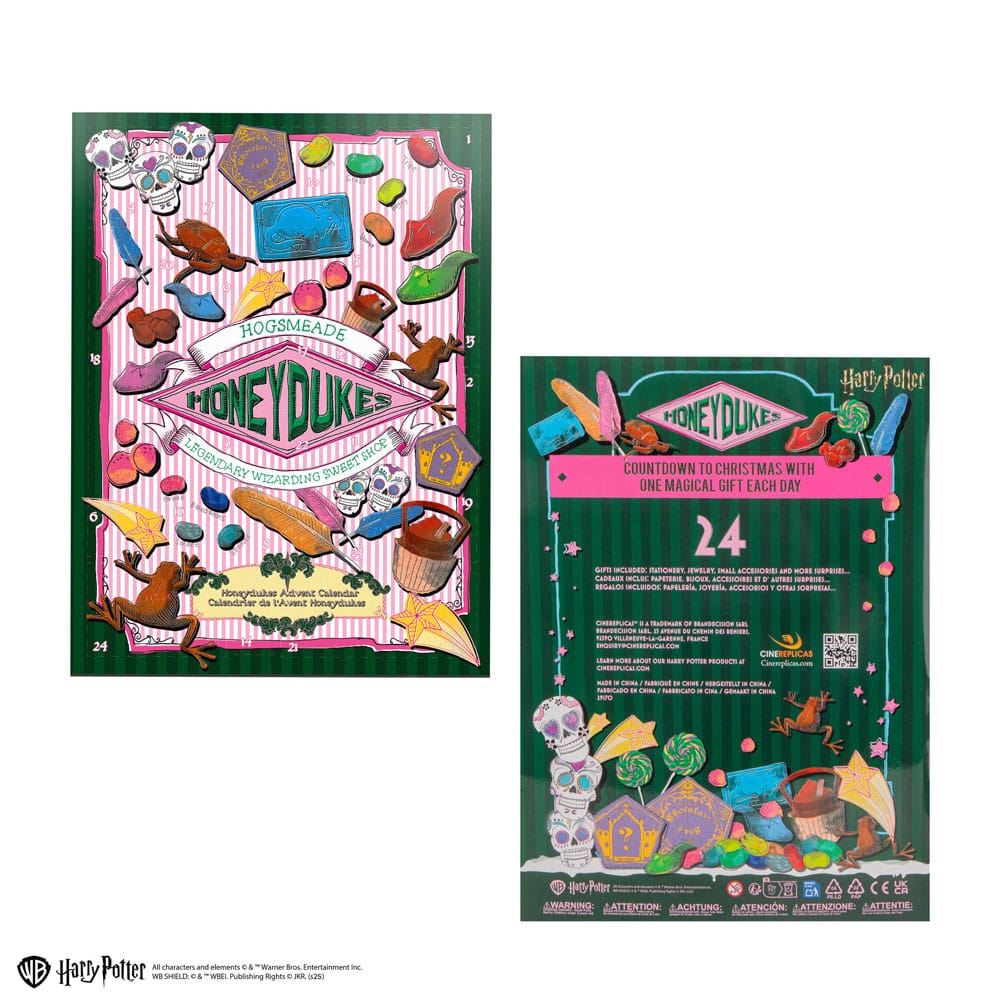 Harry Potter Advent Calendar Honeydukes 2025 Cinereplicas