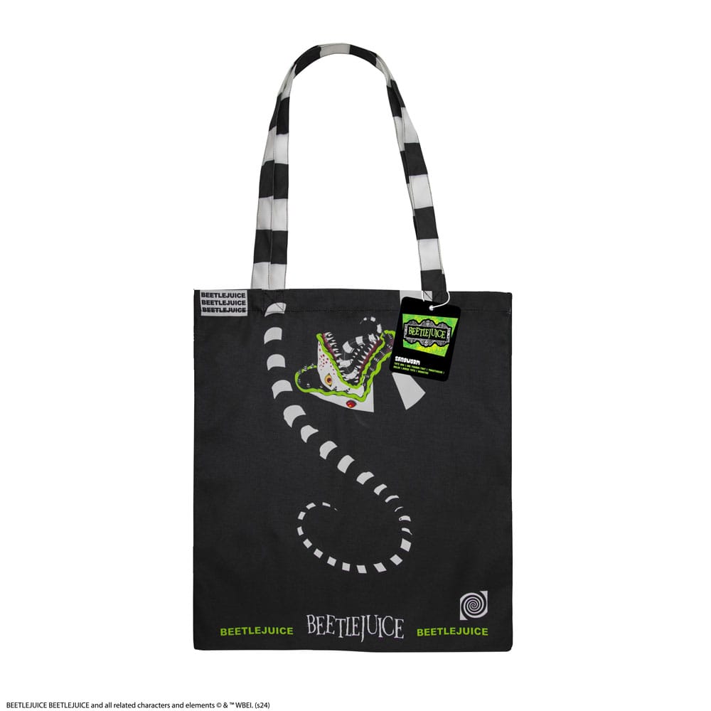 Beetlejuice Tote Bag Sandworm - Officiellt Licensierad Cinereplicas