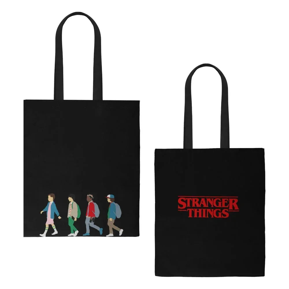 Stranger Things Tote Bag med Logotyp
