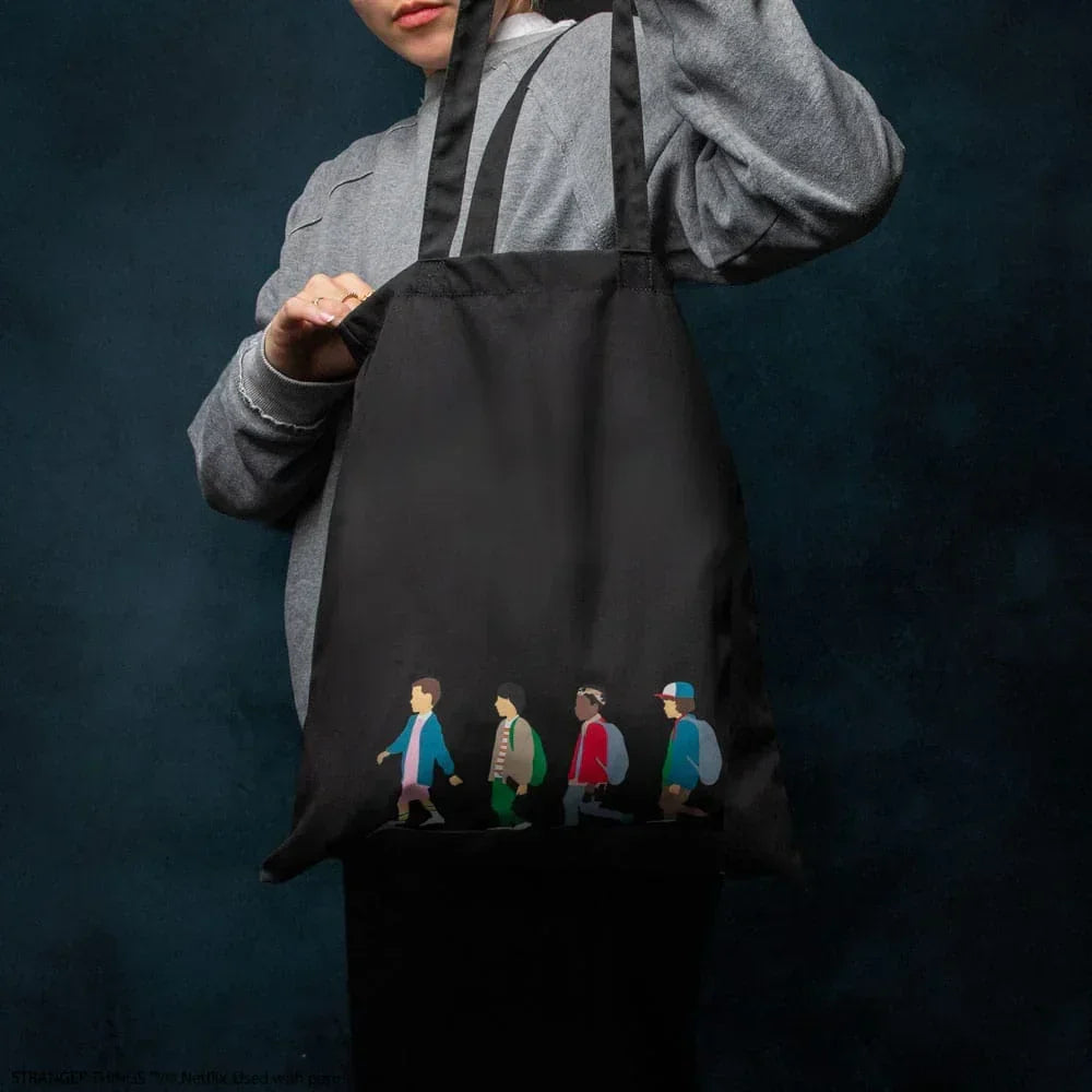 Stranger Things Tote Bag med Logotyp Cinereplicas