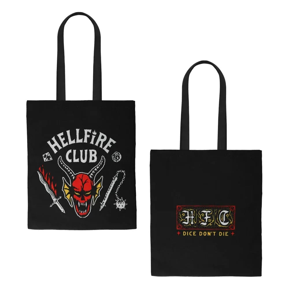 Stranger Things Tote Bag Hellfire Club Cinereplicas