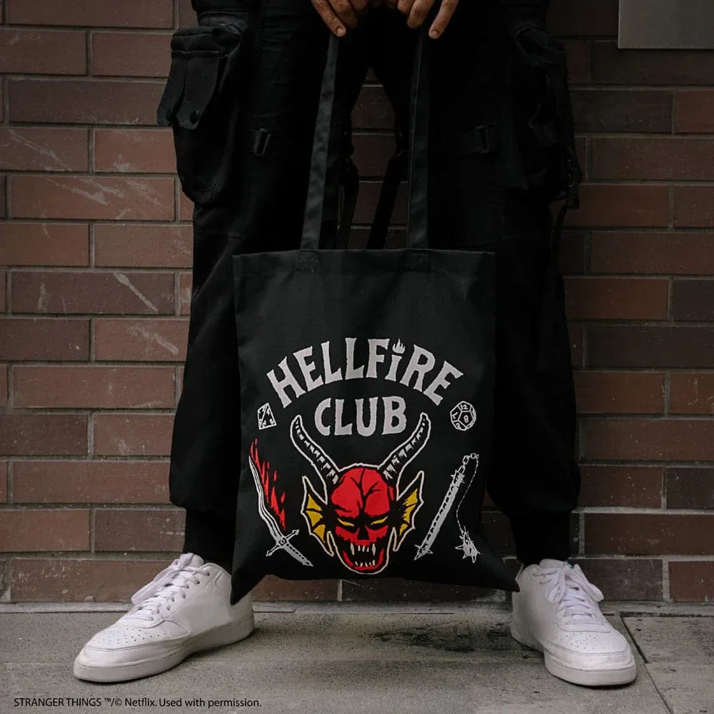 Stranger Things Tote Bag Hellfire Club Cinereplicas