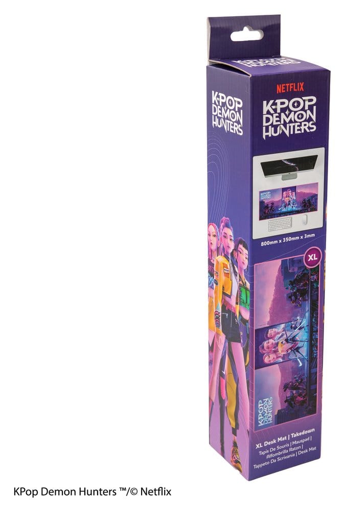 KPop Demon Hunters Skrivbordsmatta Takedown XL