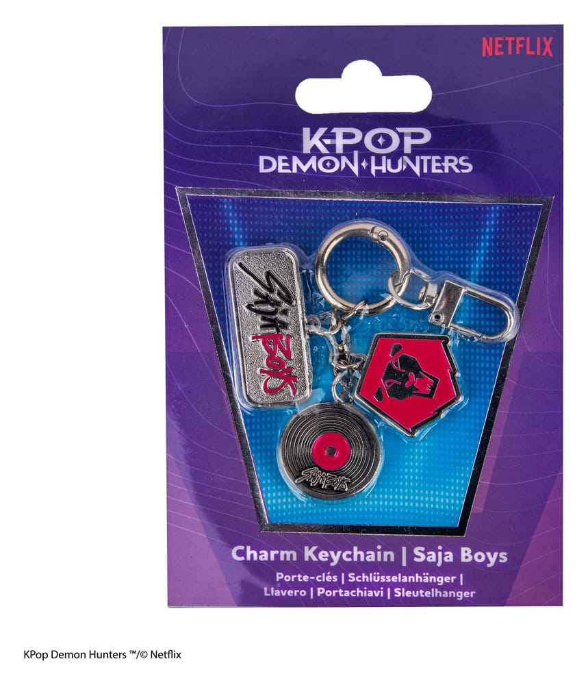 KPop Demon Hunters Berlock Nyckelring Saja Boys