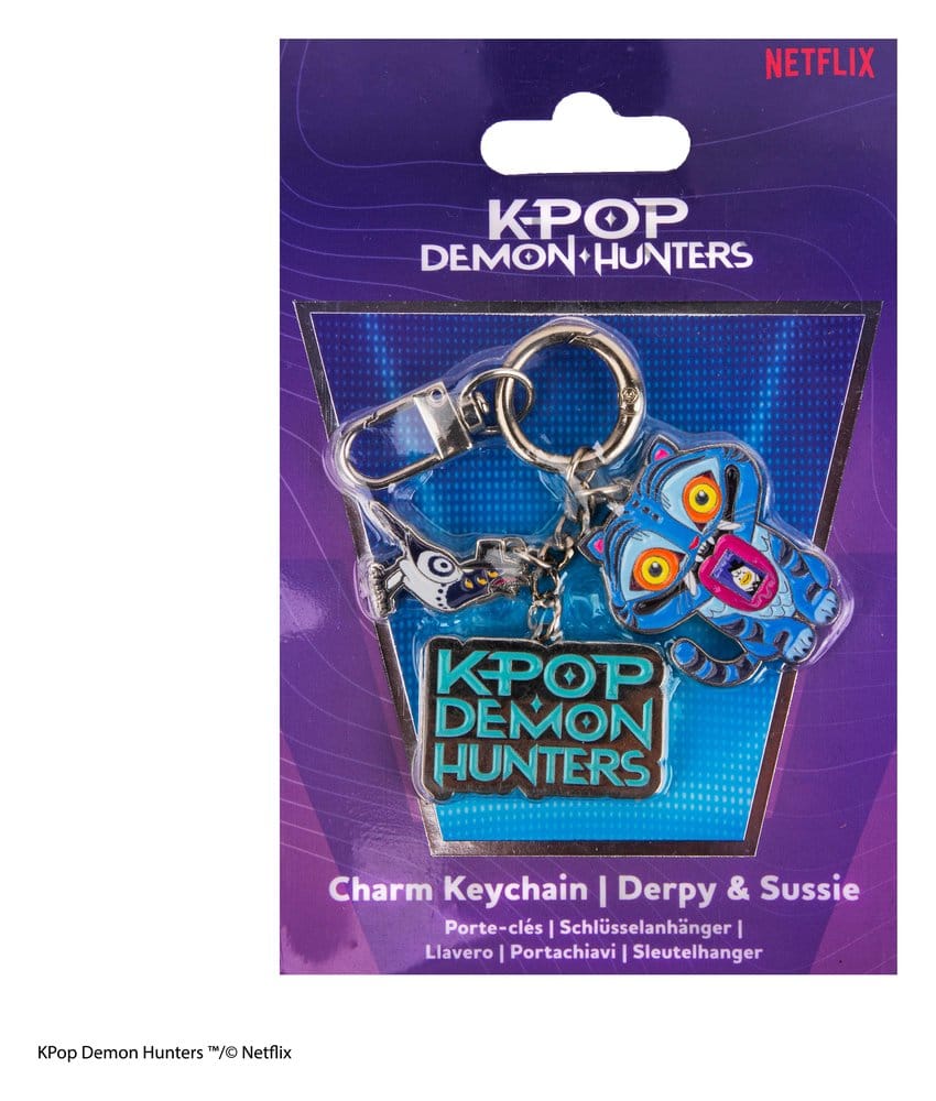 KPop Demon Hunters Charm Nyckelring Derpy & Sussie
