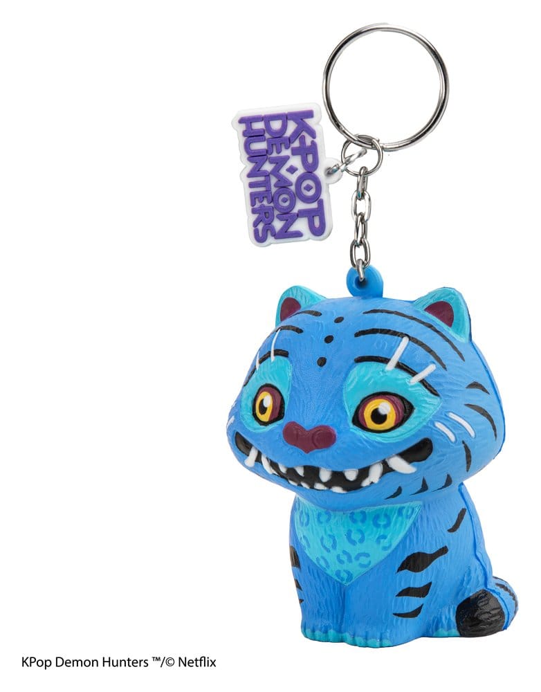 KPop Demon Hunters Mjuk Squishy Nyckelring Derpy Tiger