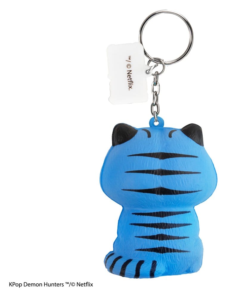 KPop Demon Hunters Soft Squishy Keychain Derpy Tiger