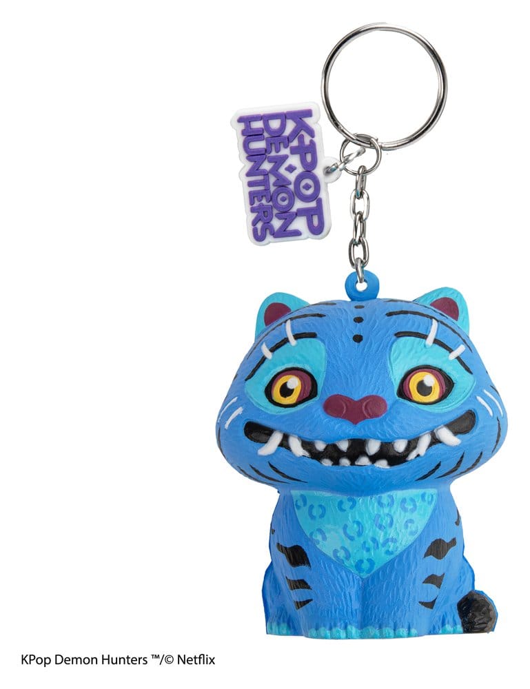 KPop Demon Hunters Soft Squishy Keychain Derpy Tiger
