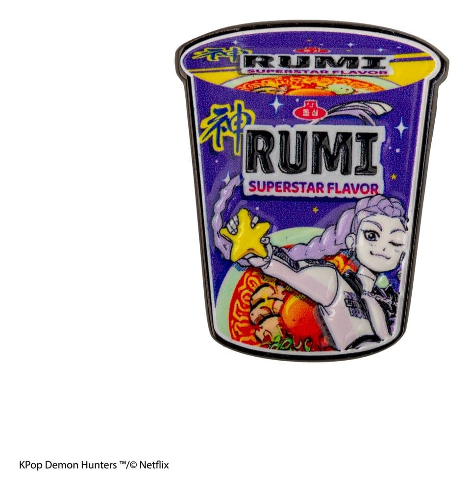 KPop Demon Hunters Enamel Pin Rumi Superstar Flavored Noodles