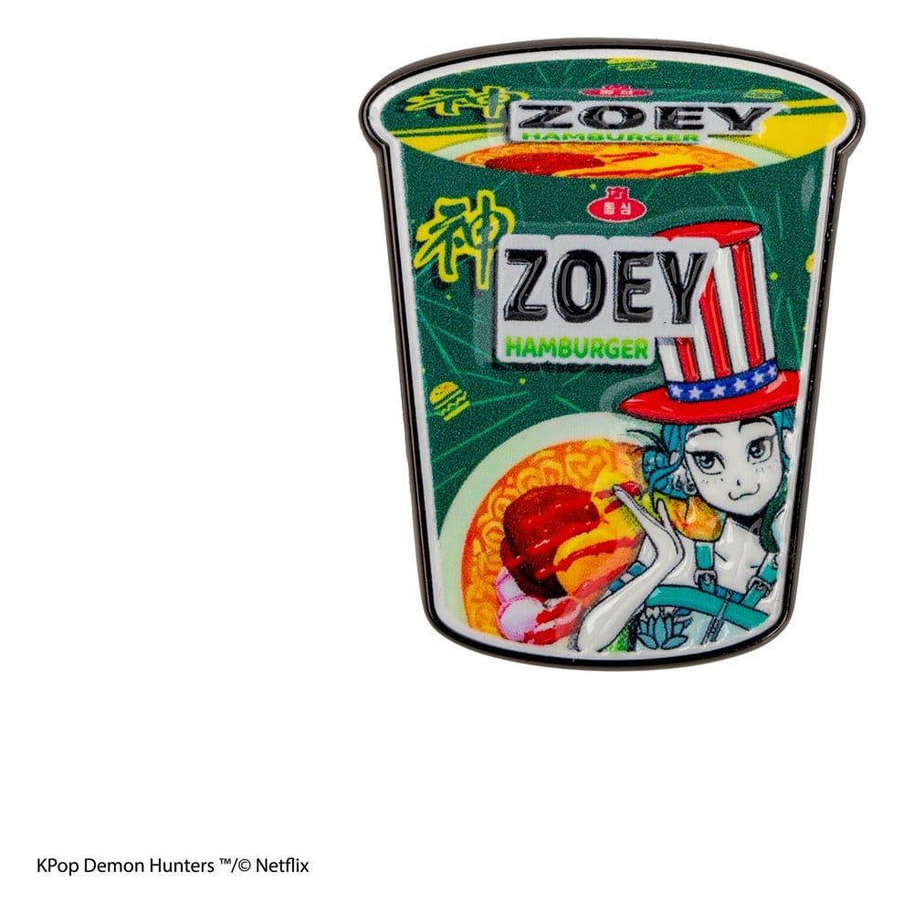KPop Demon Hunters Pin med Zoey Hamburger Noodles