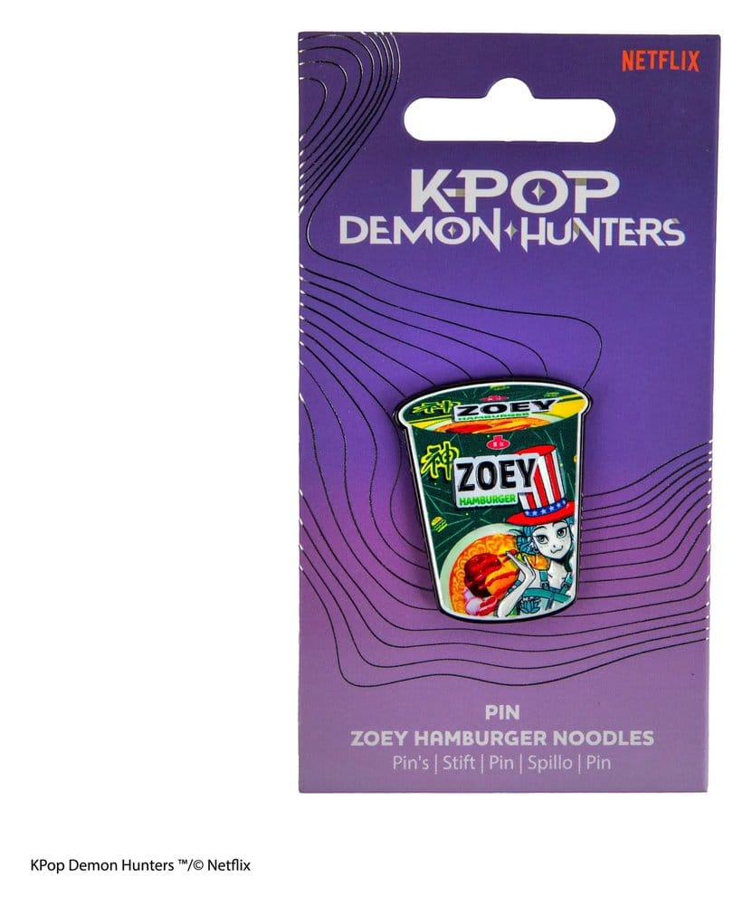 KPop Demon Hunters Pin med Zoey Hamburger Noodles