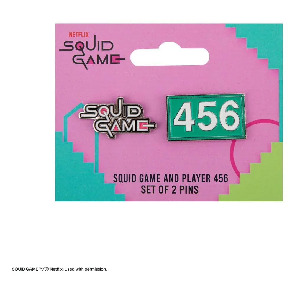 Squid Game Pins 2-Pack – Squid Game & Player 456 Cinereplicas