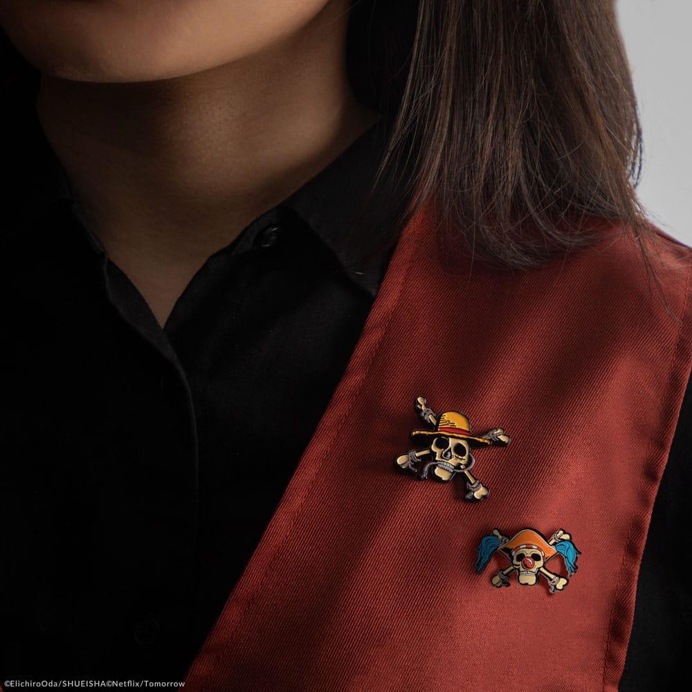One Piece Pins 2-Pack - Luffy & Buggy Cinereplicas