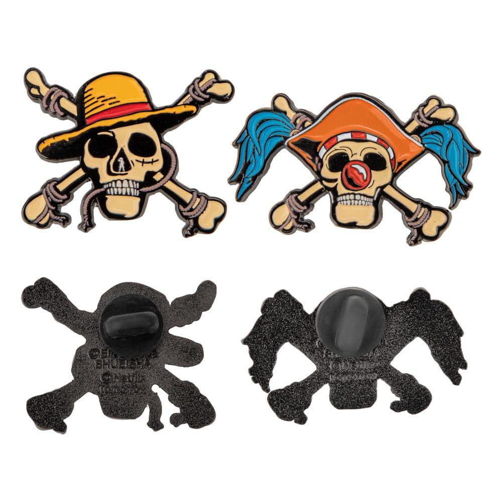 One Piece Pins 2-Pack - Luffy & Buggy Cinereplicas