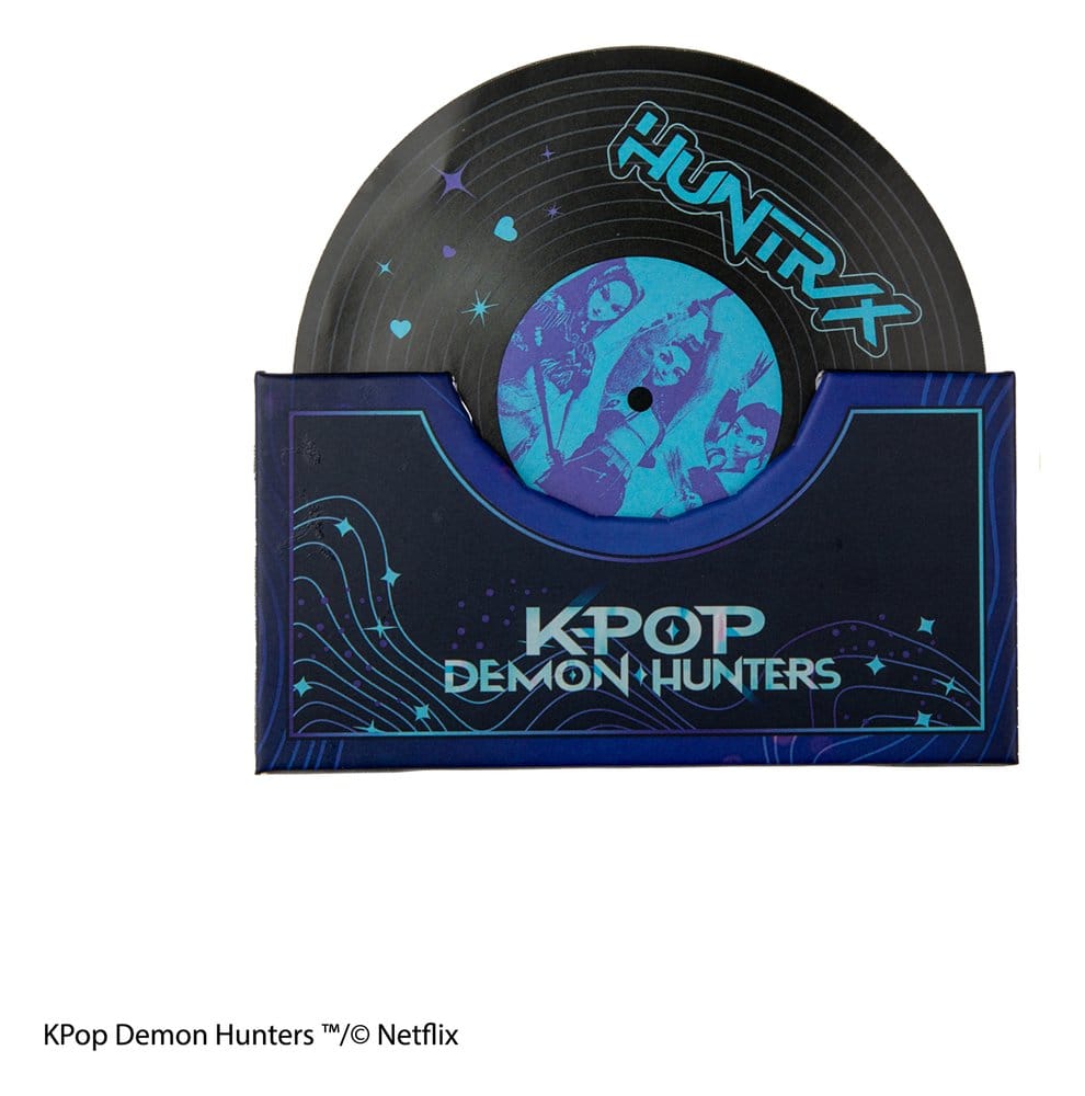 KPop Demon Hunters Set med 4 Glasunderlägg Hunters & Demons Soundtrack