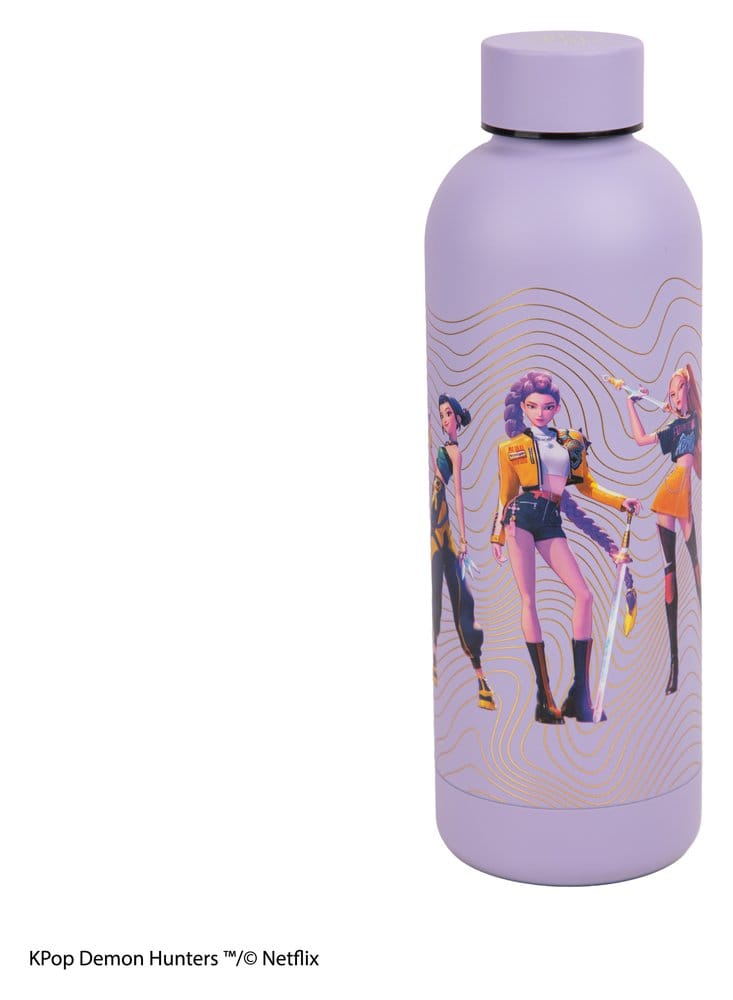 KPop Demon Hunters Vattenflaska Honmoon 500 ml i 100% rostfritt stål