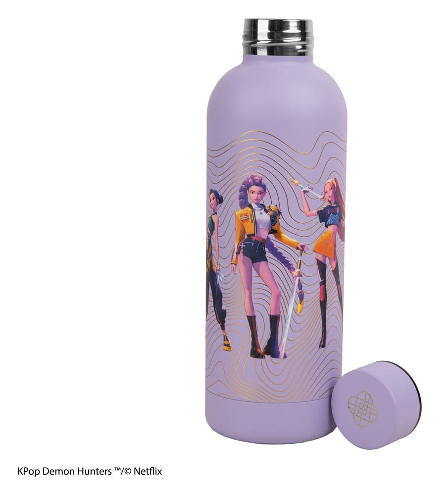 KPop Demon Hunters Vattenflaska Honmoon 500 ml i 100% rostfritt stål