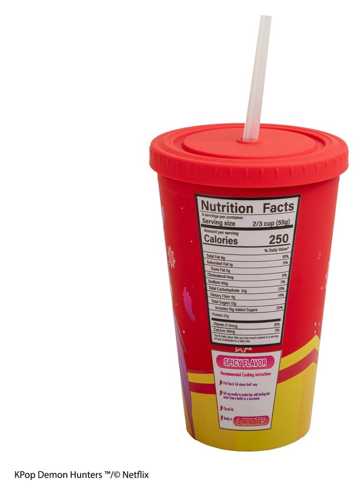 KPop Demonjägare Termosmugg Mira Spice Queen – Officiellt Licensierad, Plast och PP, 475 ml