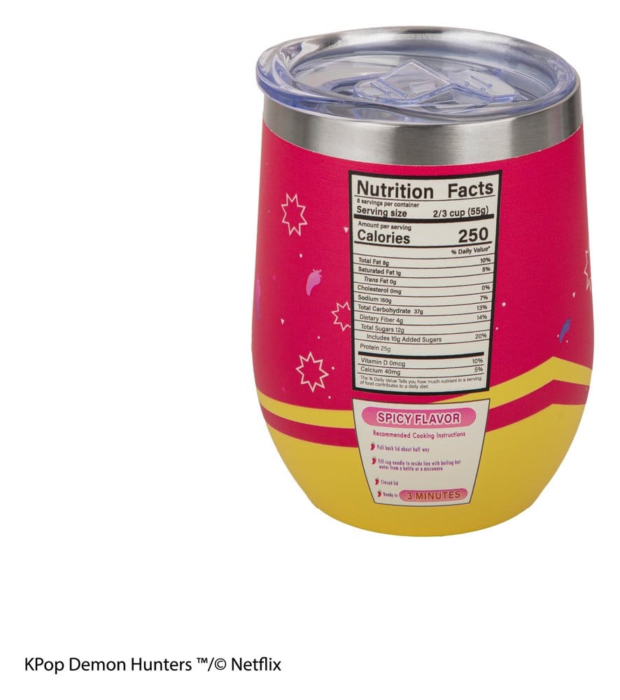 KPop Demon Hunters Resemugg Mira Spice Queen i Rostfritt Stål med Plastlock 350 ml
