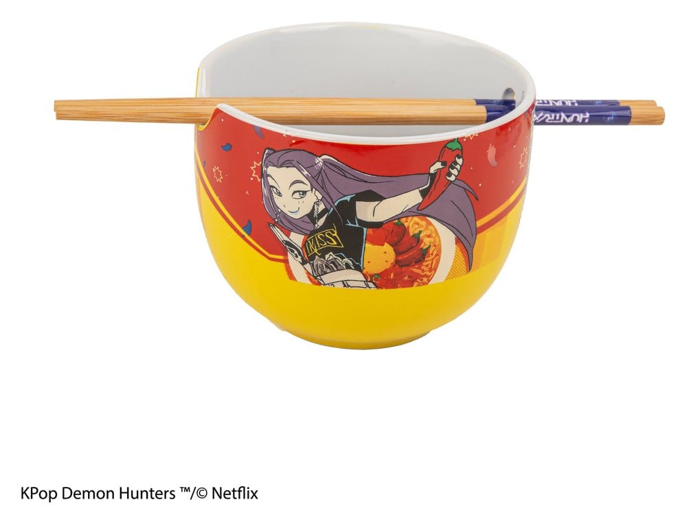 KPop Demon Hunters Ramen-skål med ätpinnar Mira Spice Queen