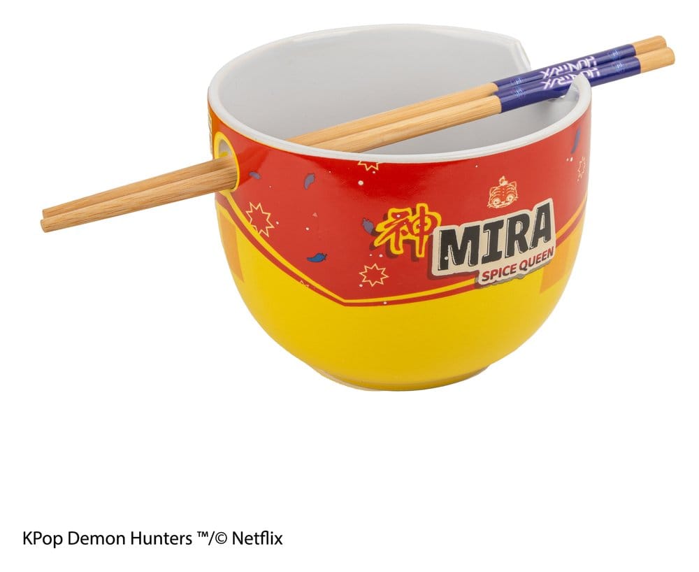 KPop Demon Hunters Ramen-skål med ätpinnar Mira Spice Queen