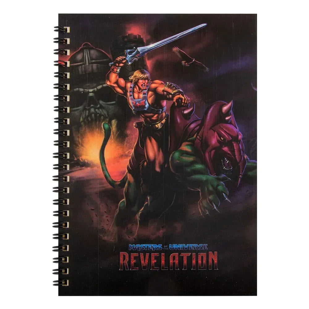 Masters of the Universe - Revelation: He-Man med Battle Cat Anteckningsbok Cinereplicas
