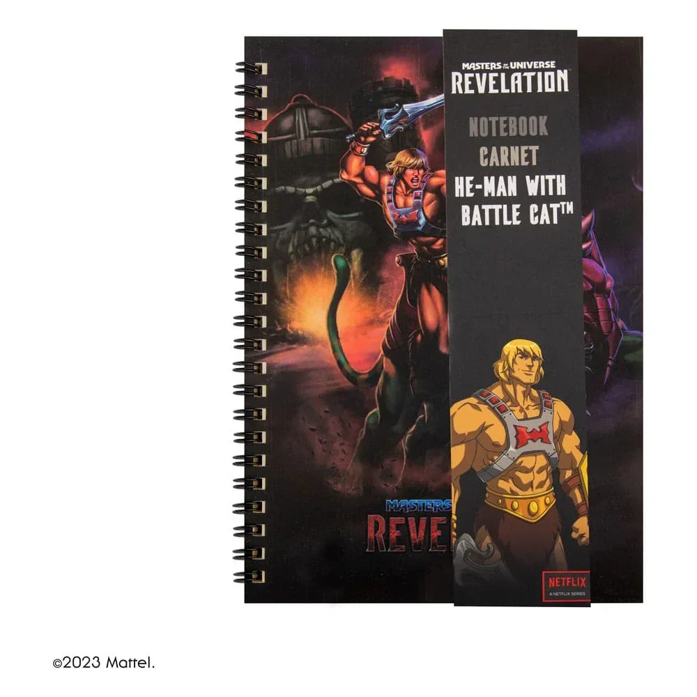 Masters of the Universe - Revelation: He-Man med Battle Cat Anteckningsbok Cinereplicas