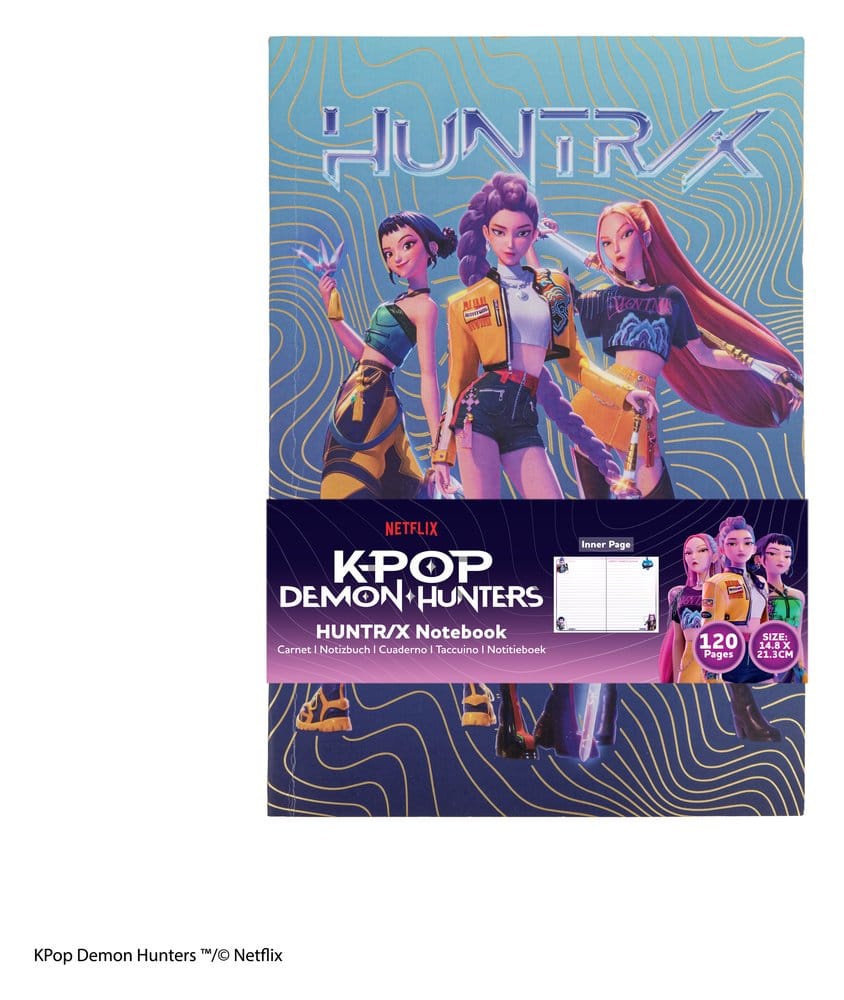 KPop Demon Hunters Anteckningsblock HUNTR/X – Mjuk pärm med exklusiv design
