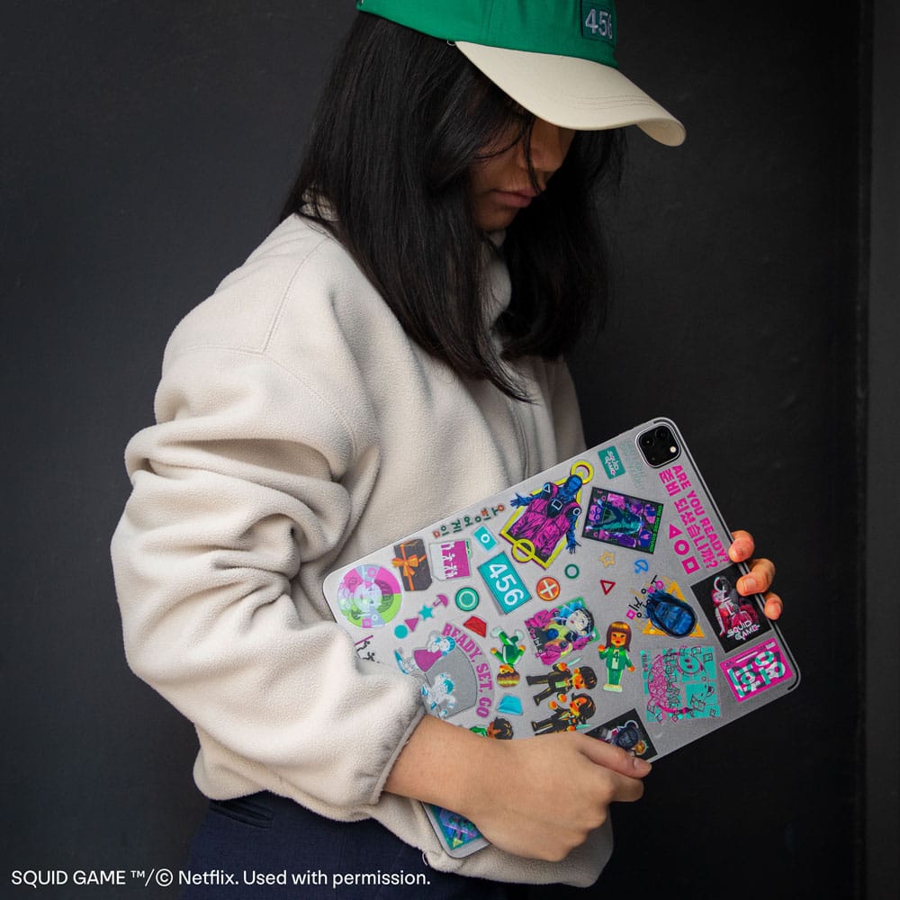 Squid Game Klistermärkespack - Officiellt Licensierade Klistermärken Cinereplicas