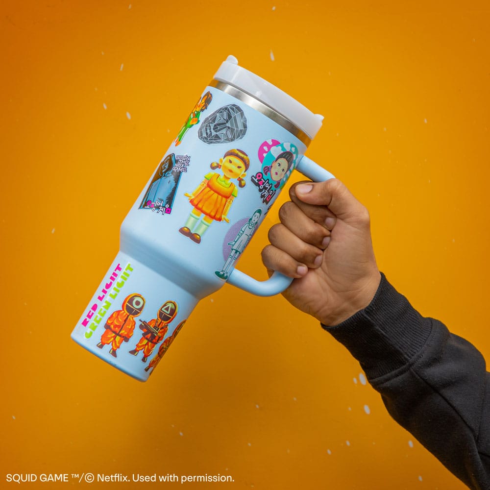 Squid Game Klistermärkespack - Officiellt Licensierade Klistermärken Cinereplicas