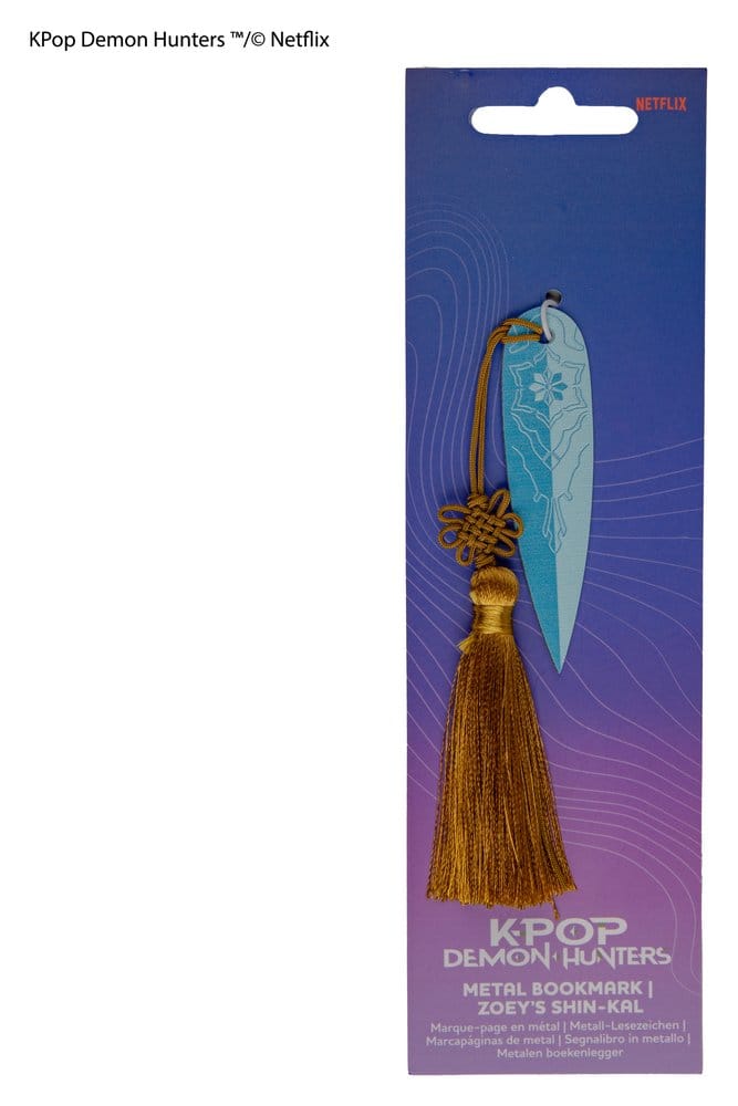 KPop Demon Hunters Metal Bookmark Zoeys Shin-kal