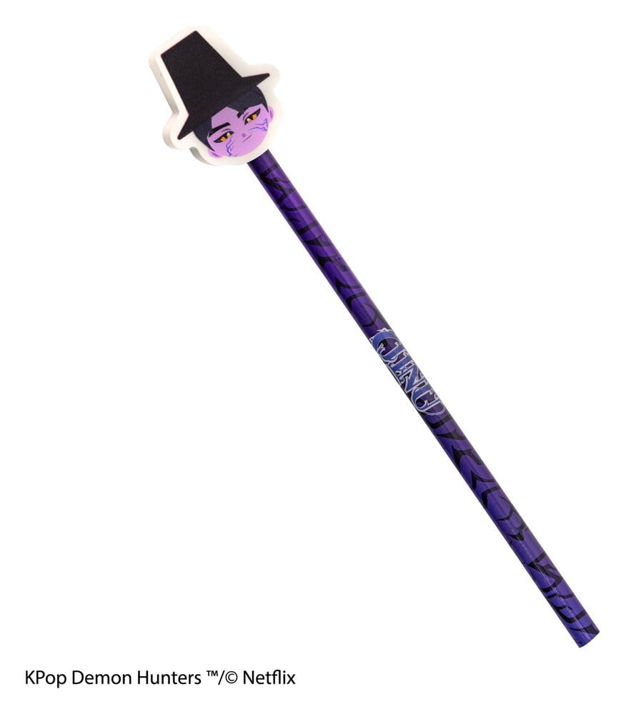 KPop Demon Hunters Pencil and Eraser Series 1 Display (30)