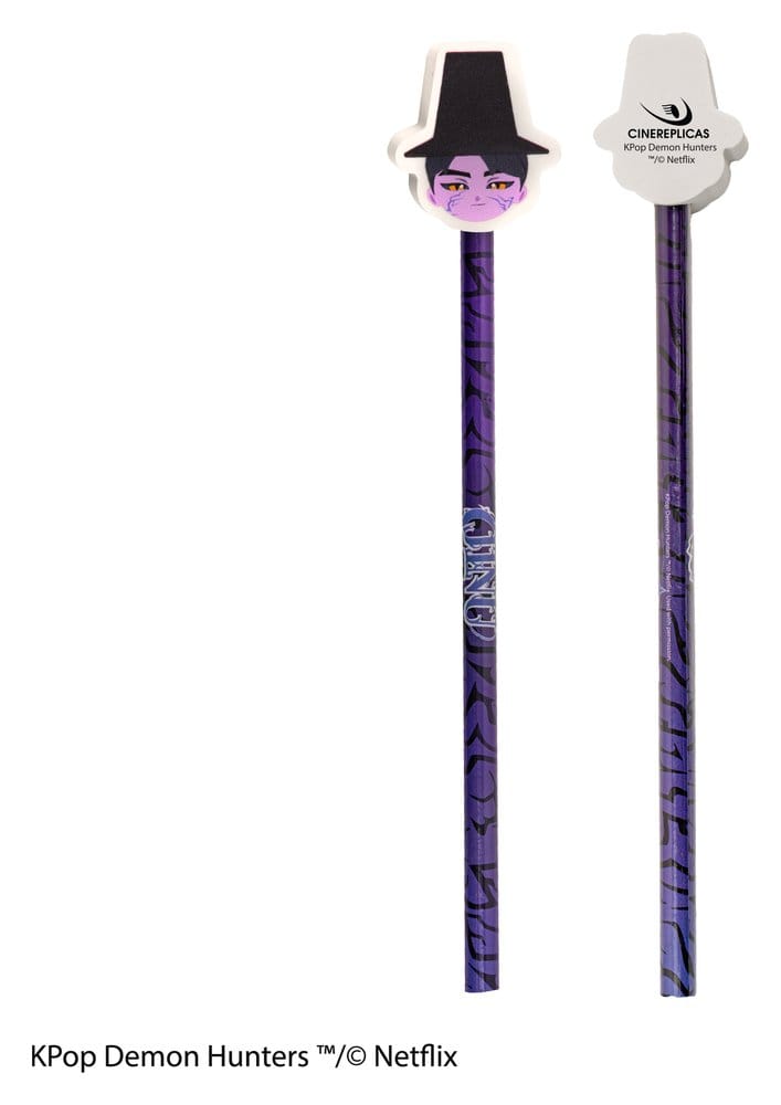 KPop Demon Hunters Pencil and Eraser Series 1 Display (30)
