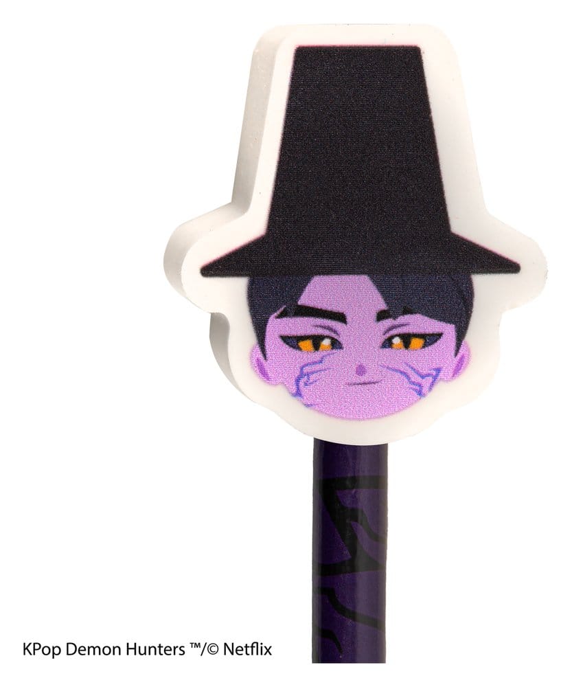 KPop Demon Hunters Pencil and Eraser Series 1 Display (30)