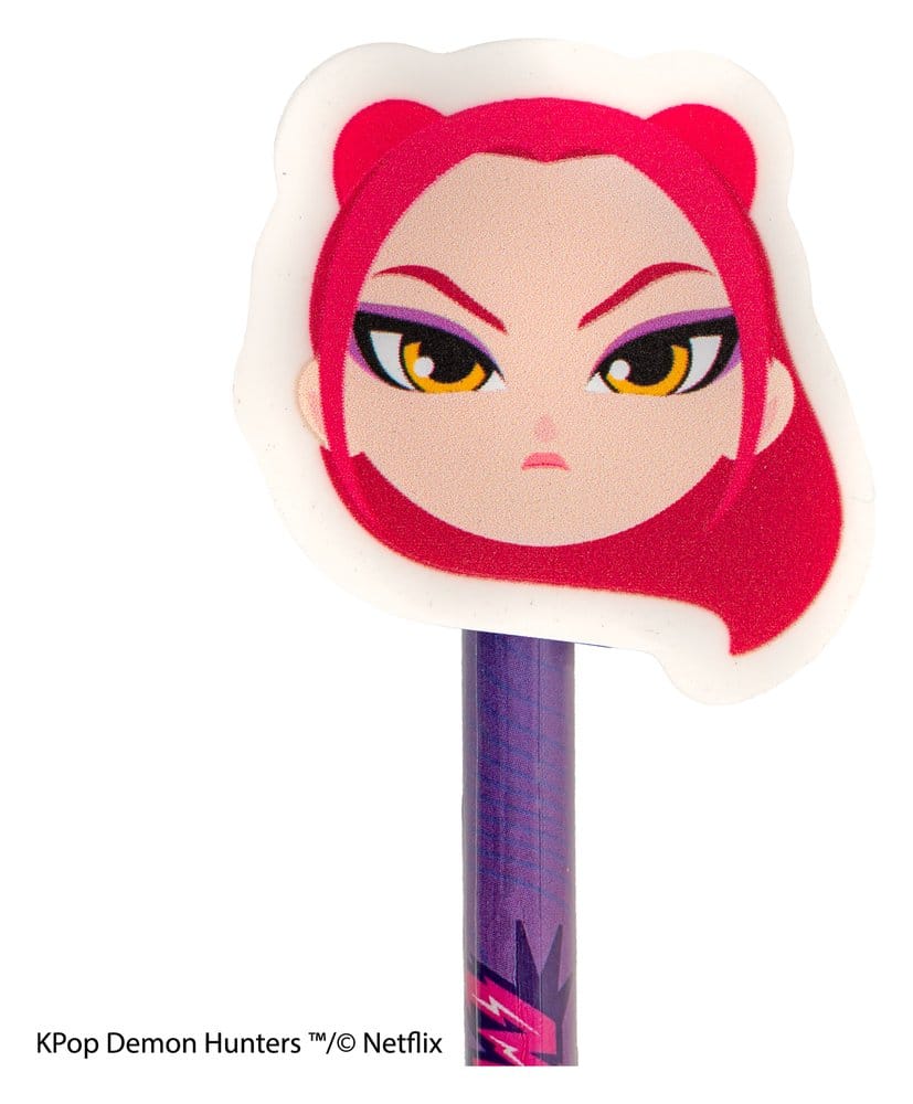 KPop Demon Hunters Pencil and Eraser Series 1 Display (30)