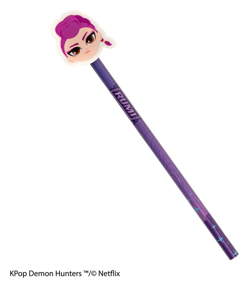 KPop Demon Hunters Pencil and Eraser Series 1 Display (30)