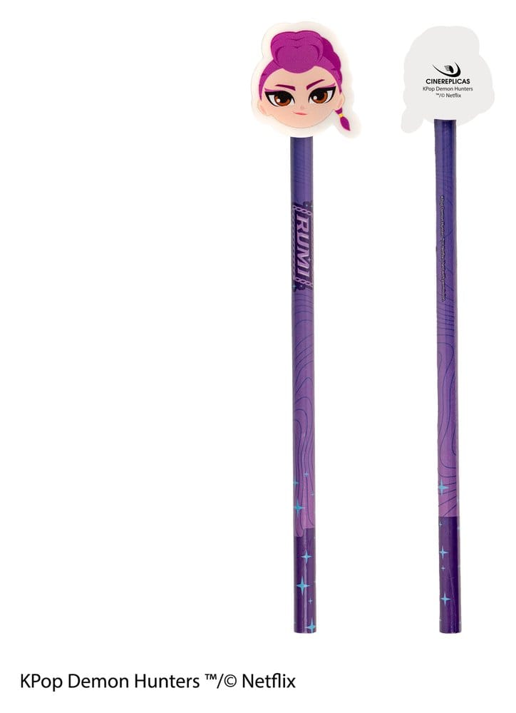 KPop Demon Hunters Pencil and Eraser Series 1 Display (30)