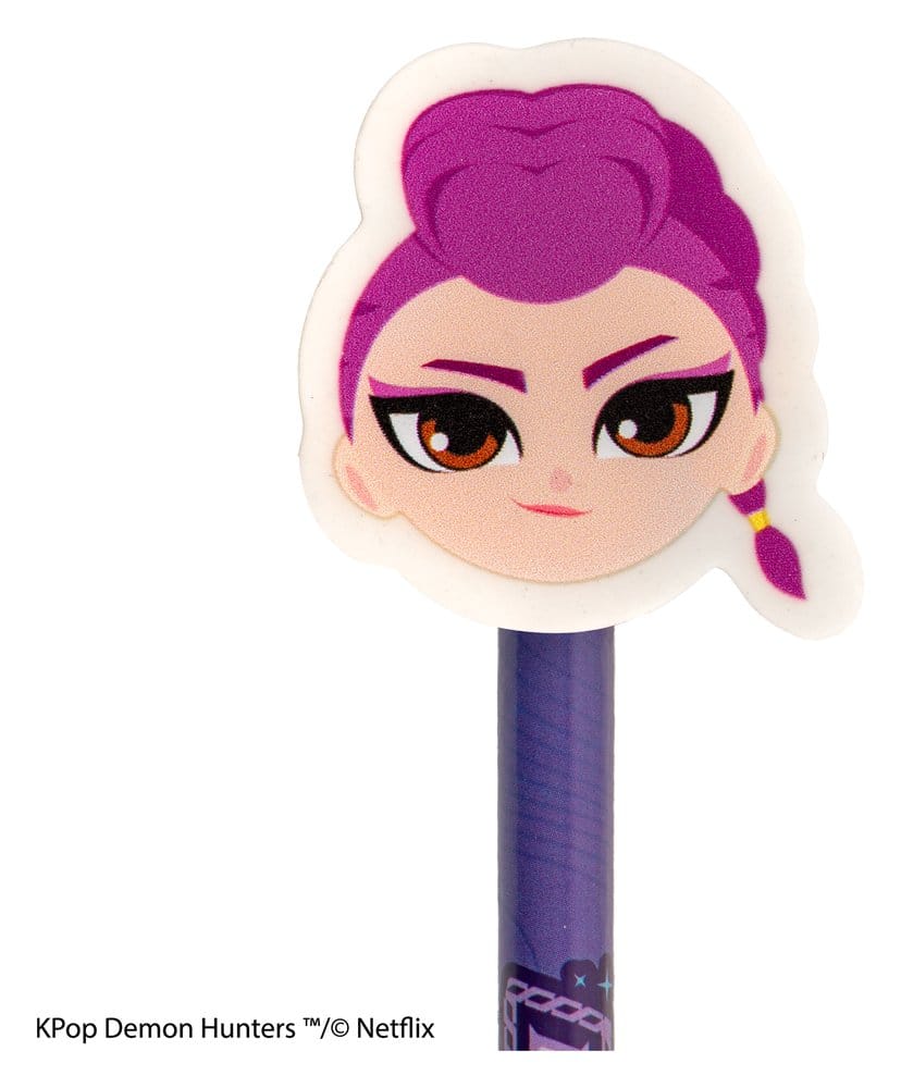 KPop Demon Hunters Pencil and Eraser Series 1 Display (30)
